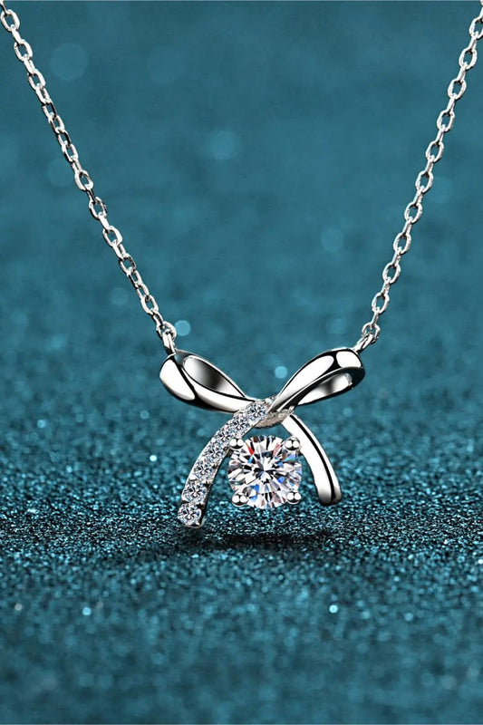 Moissanite 925 Sterling Silver Necklace - SmileBen