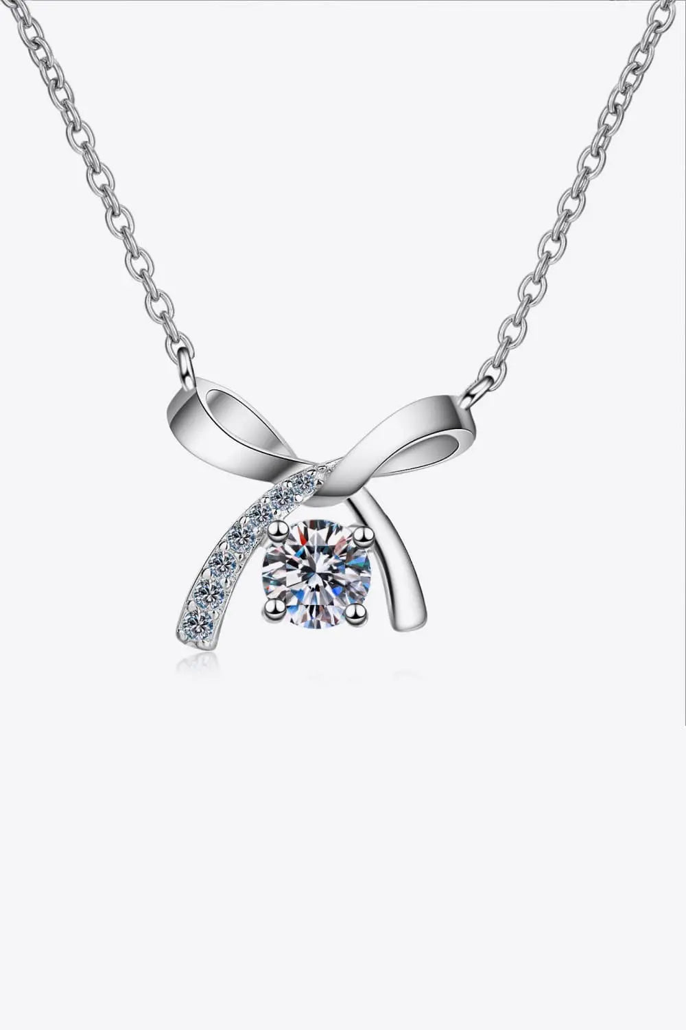 Moissanite 925 Sterling Silver Necklace - SmileBen