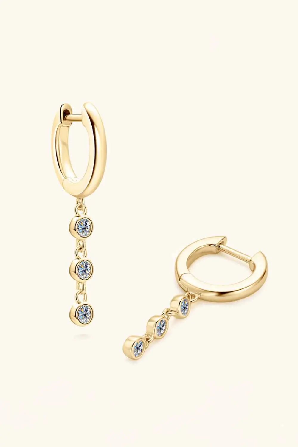 Moissanite Decor 925 Sterling Silver Earrings - SmileBen