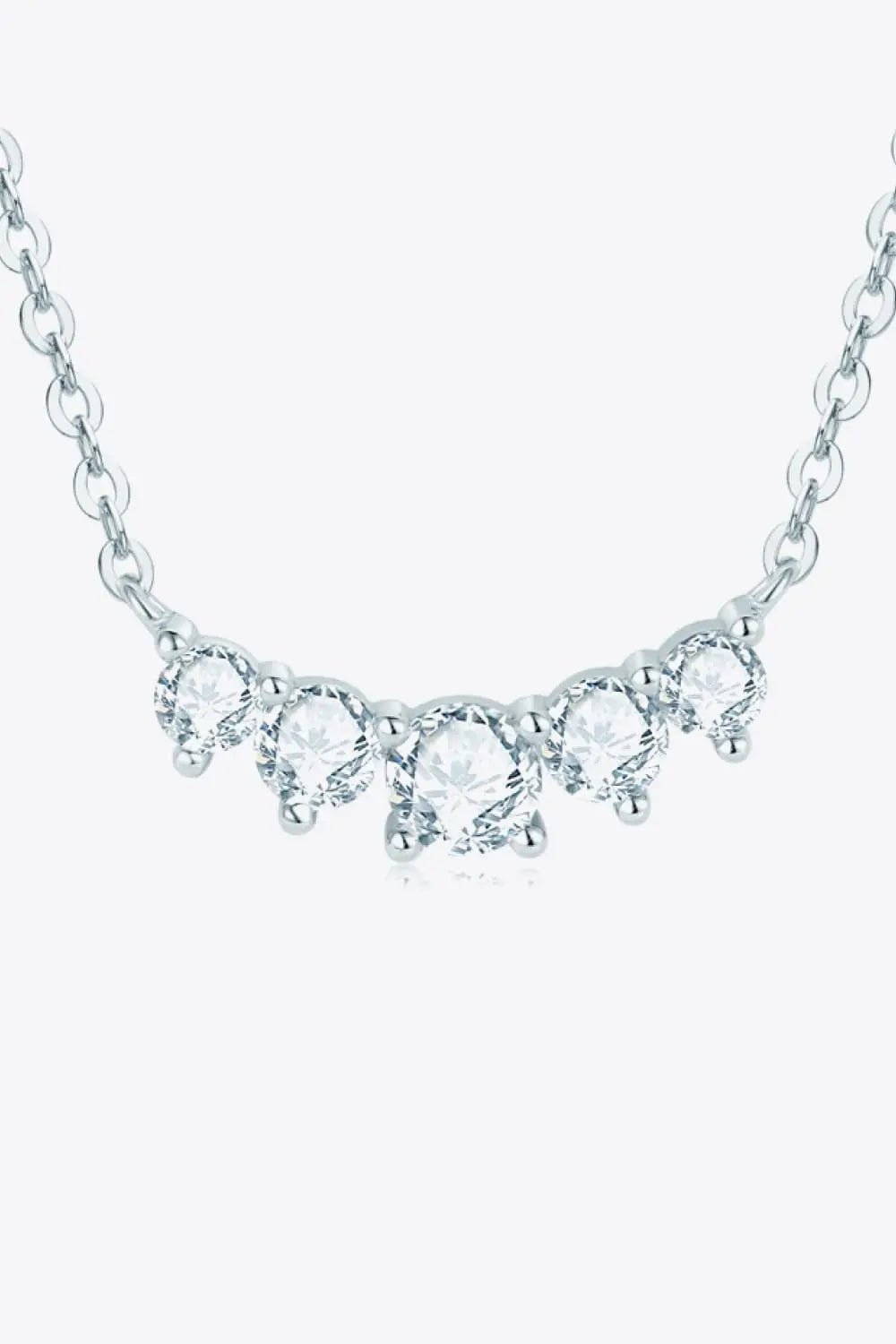 Moissanite Pendant Necklace - SmileBen