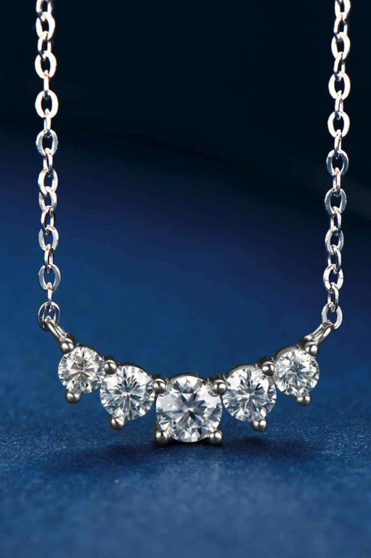 Moissanite Pendant Necklace - SmileBen
