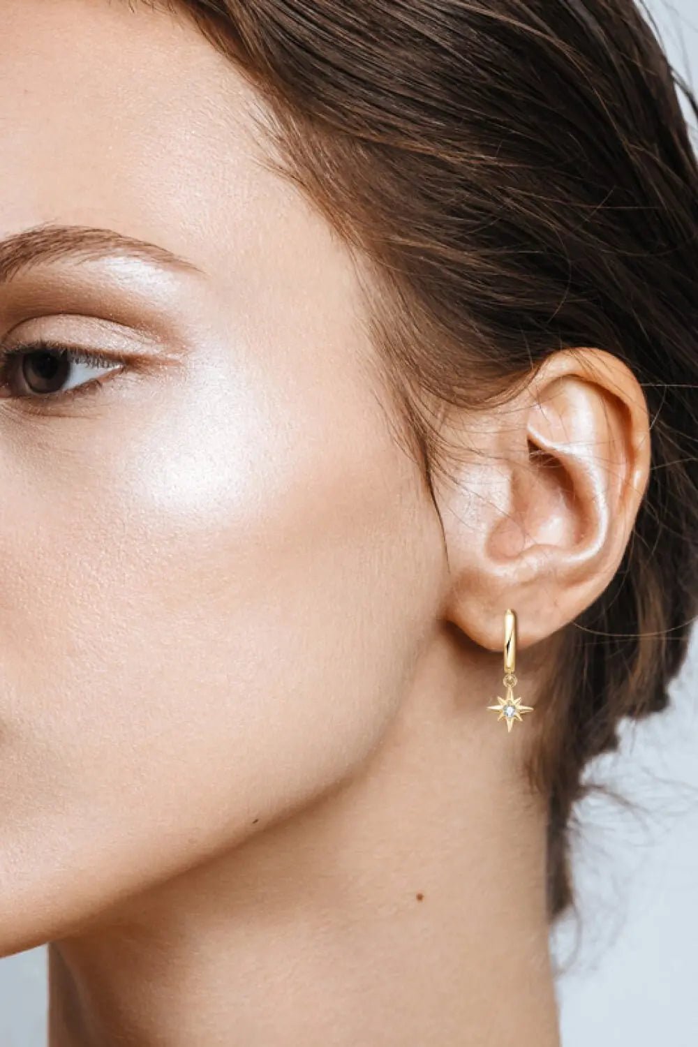 Moissanite Star Drop Earrings - SmileBen