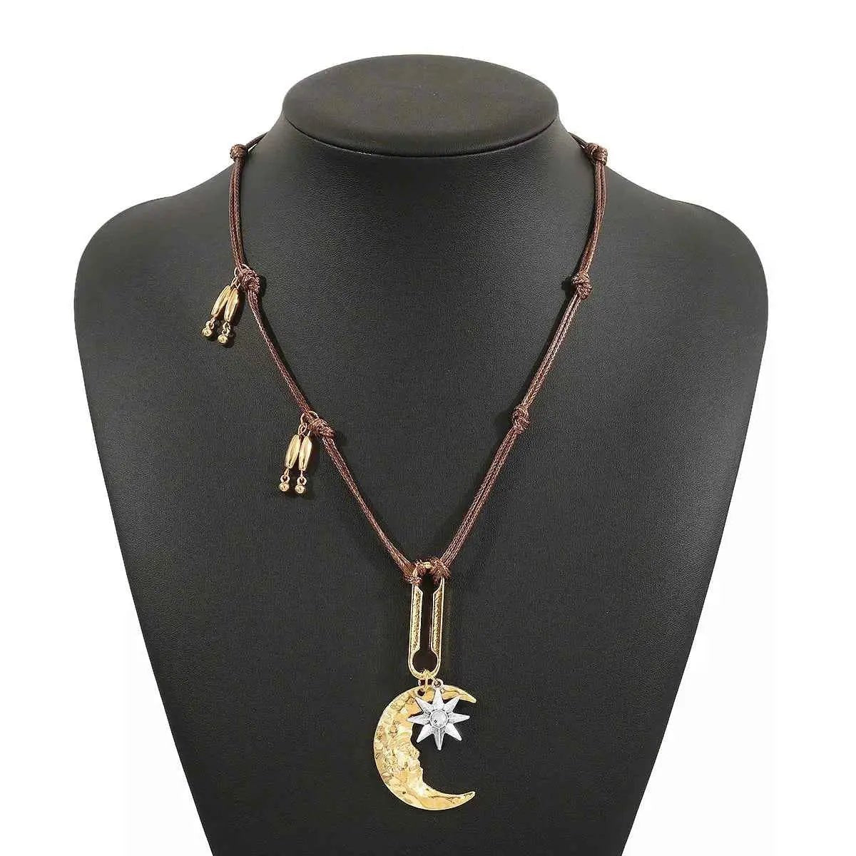 Moon & Sun Pendant Necklace - SmileBen