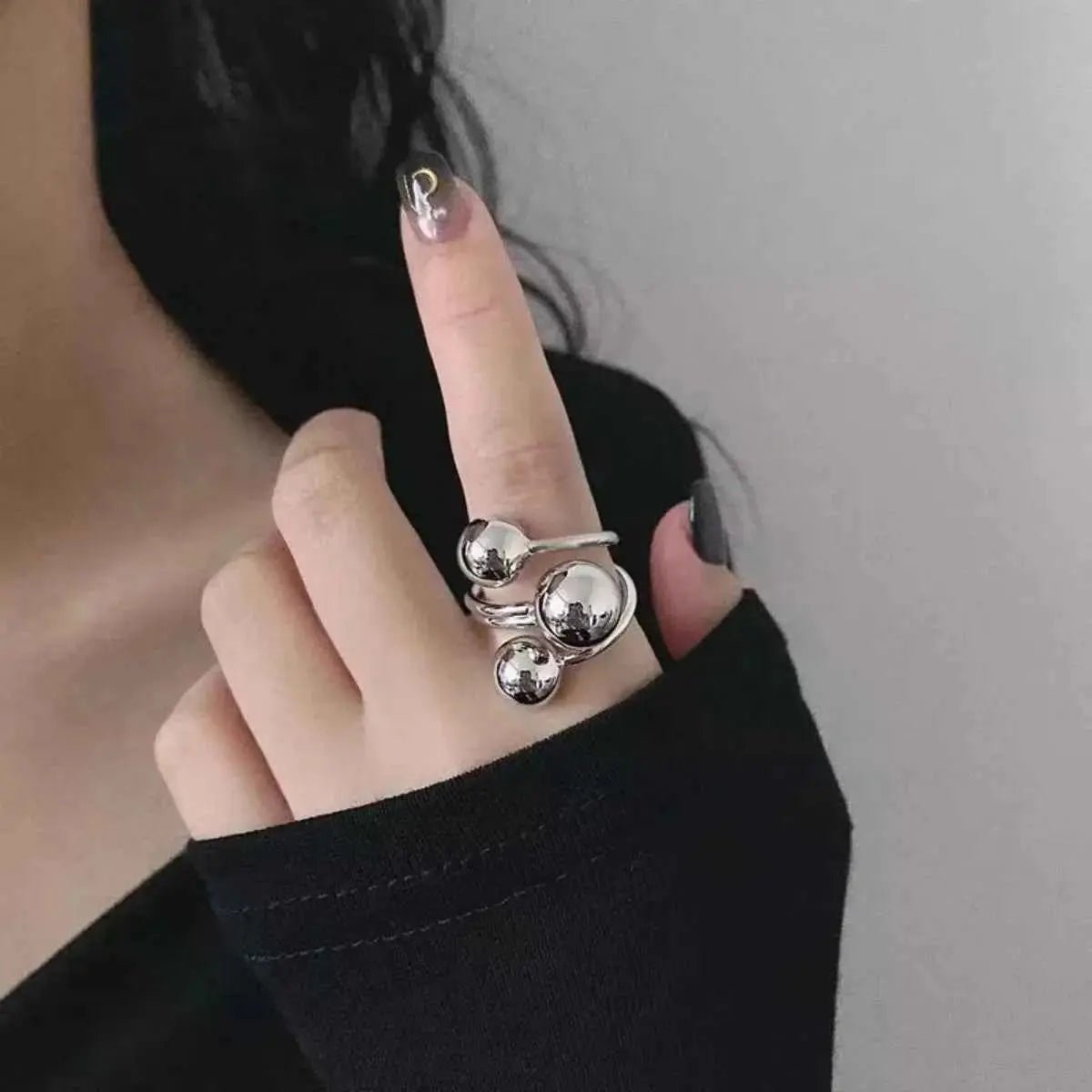 Multi Layered Ball Ring - SmileBen