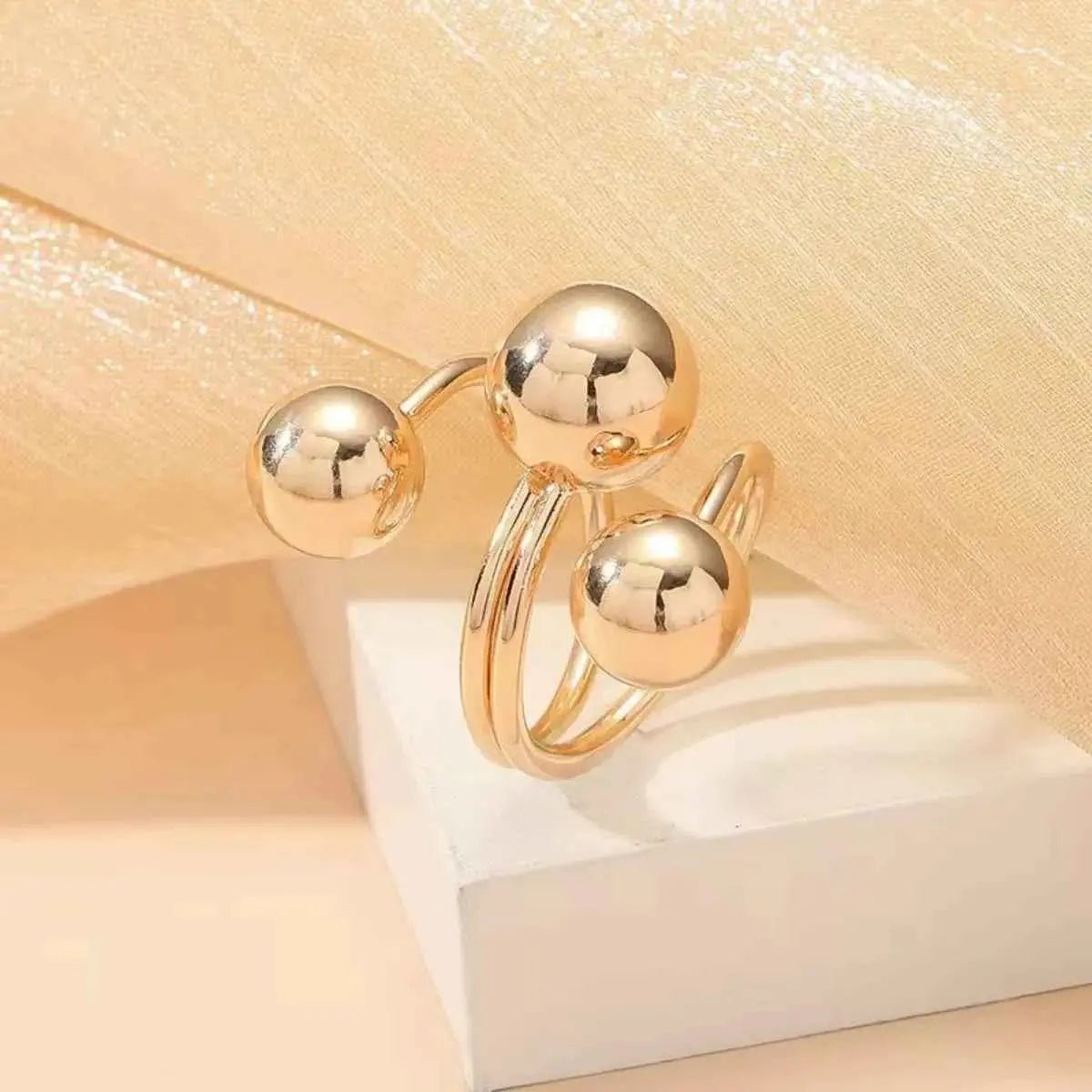 Multi Layered Ball Ring - SmileBen