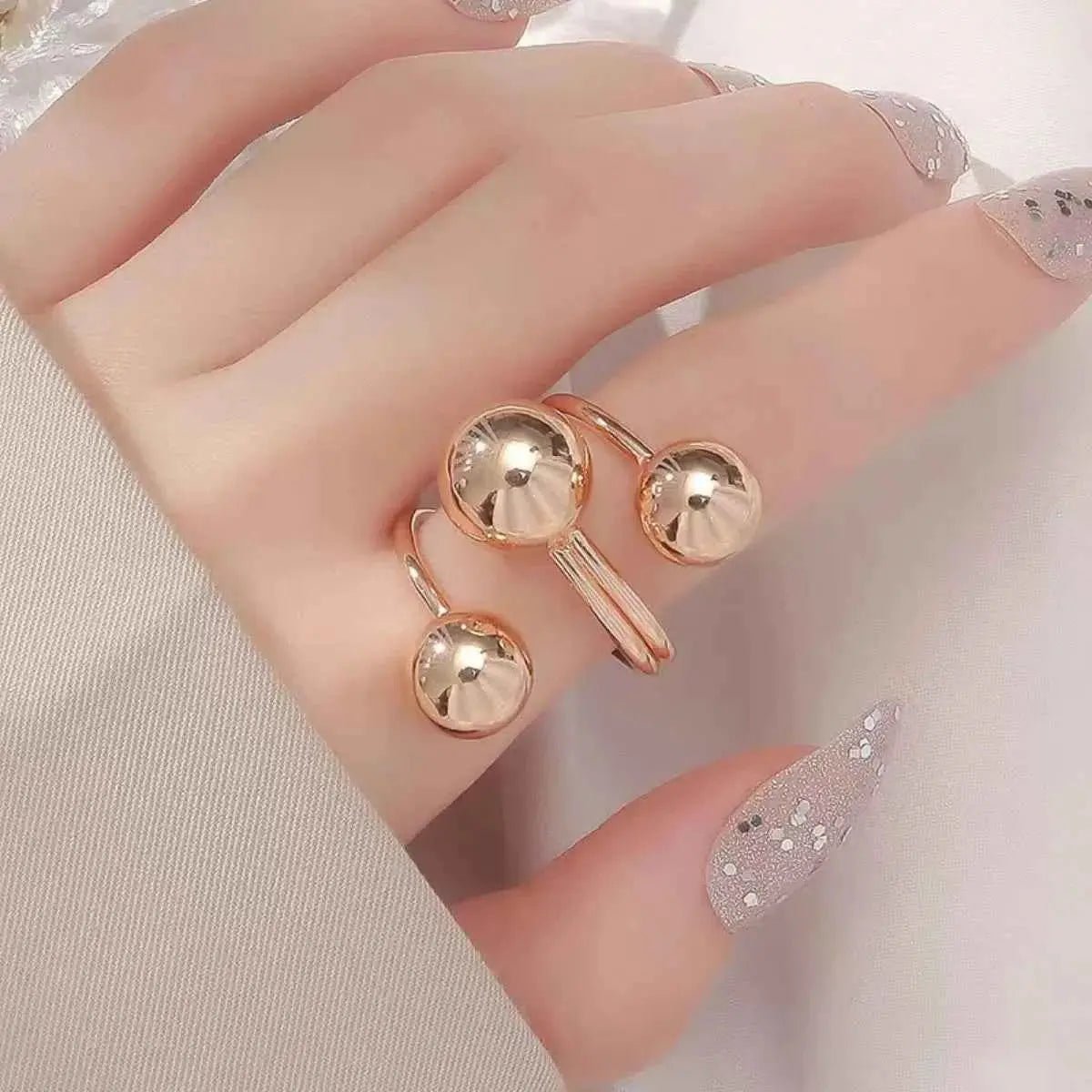 Multi Layered Ball Ring - SmileBen
