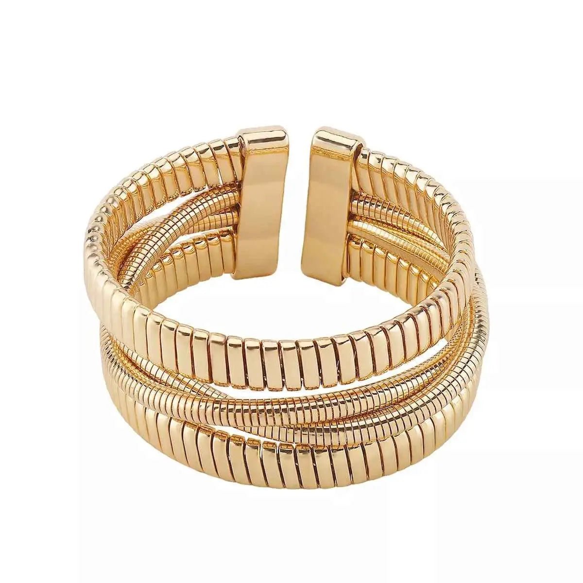 Multi - Layered Open Bracelet - SmileBen