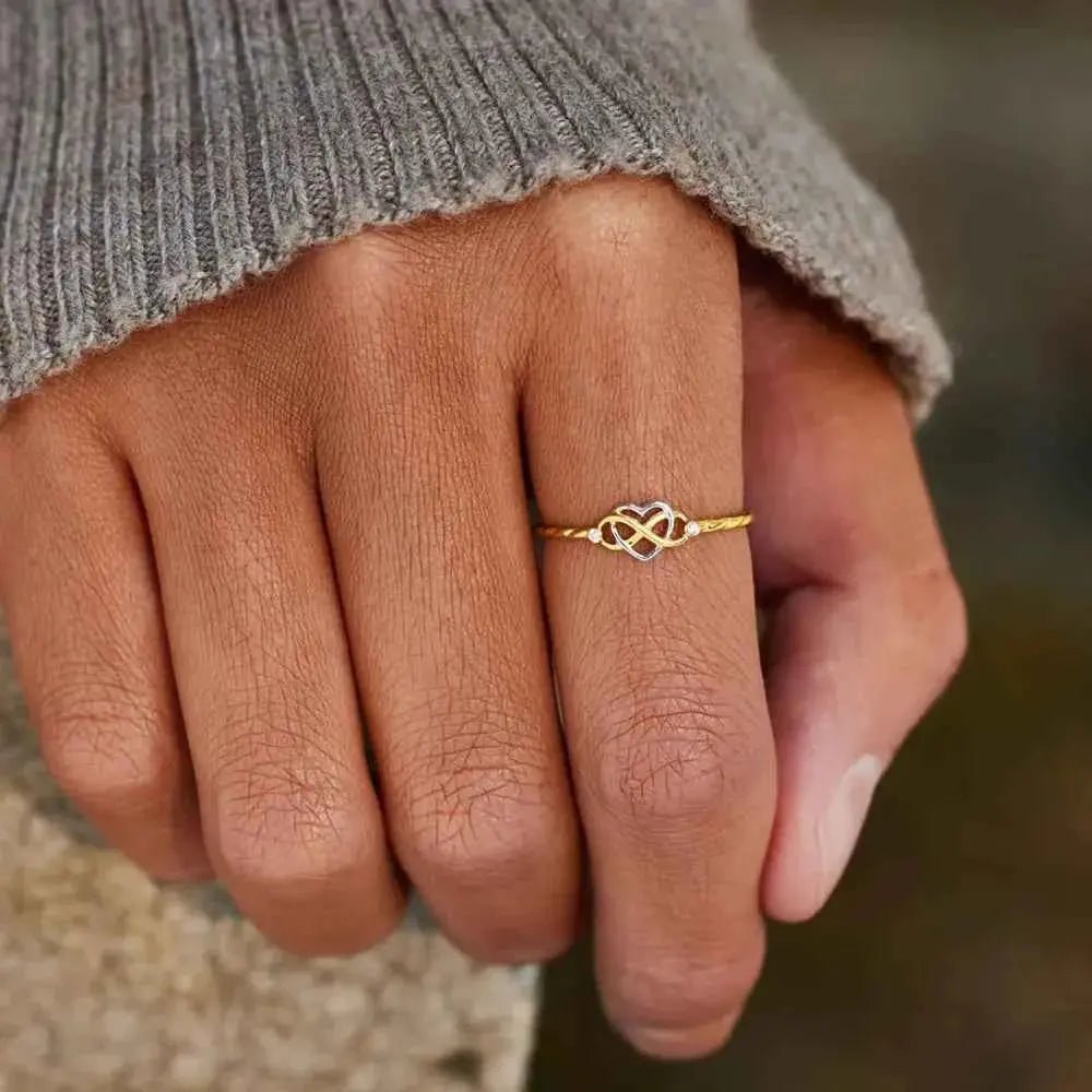Number 8 Heart 925 Sterling Silver Ring - SmileBen