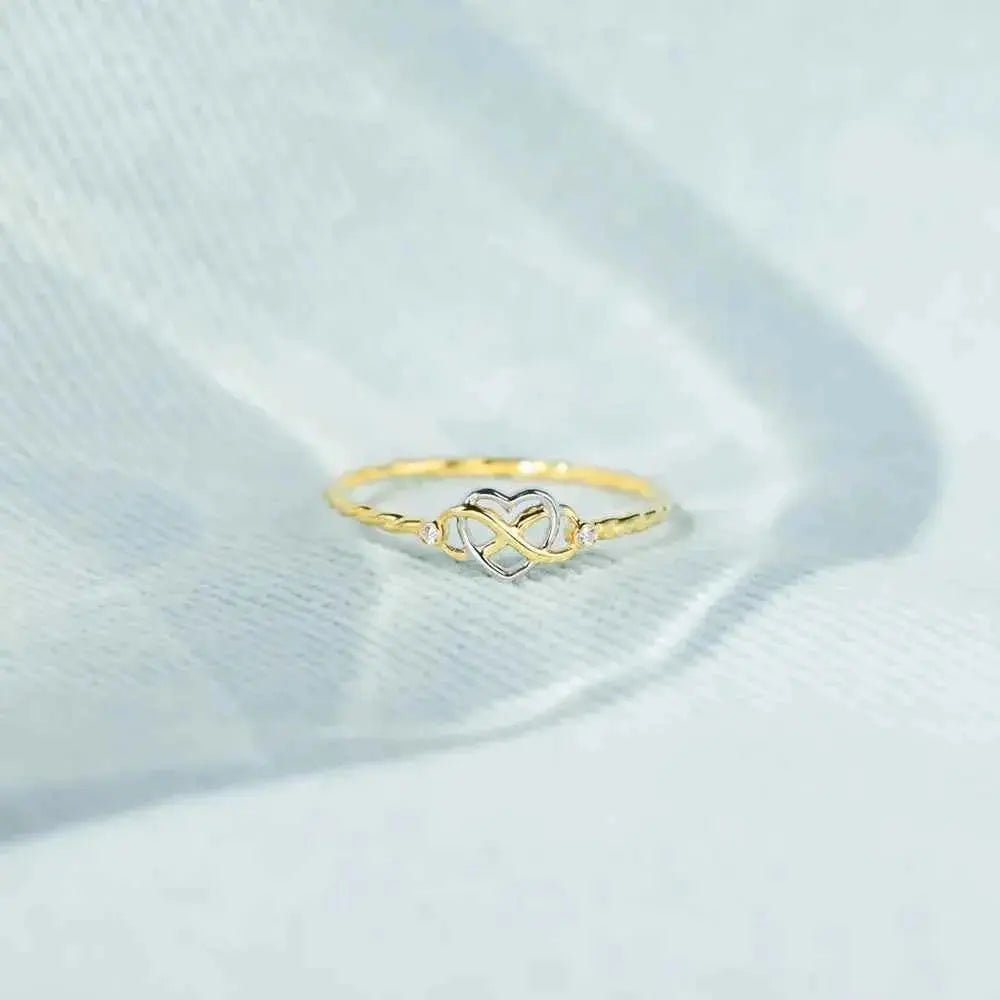 Number 8 Heart 925 Sterling Silver Ring - SmileBen