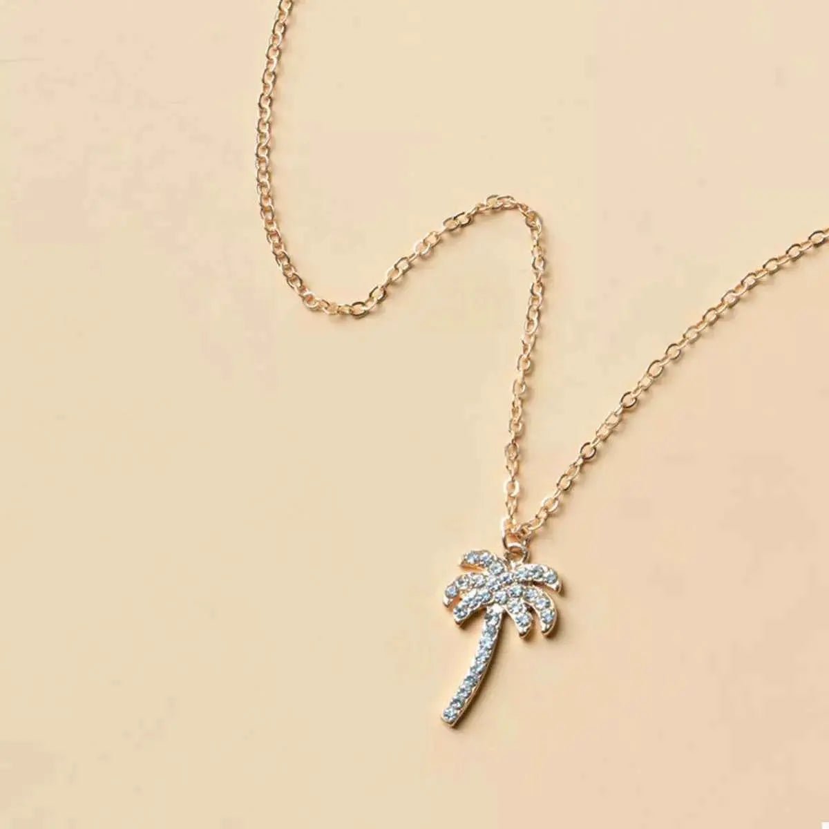 Palm Tree Pendant Necklace - SmileBen