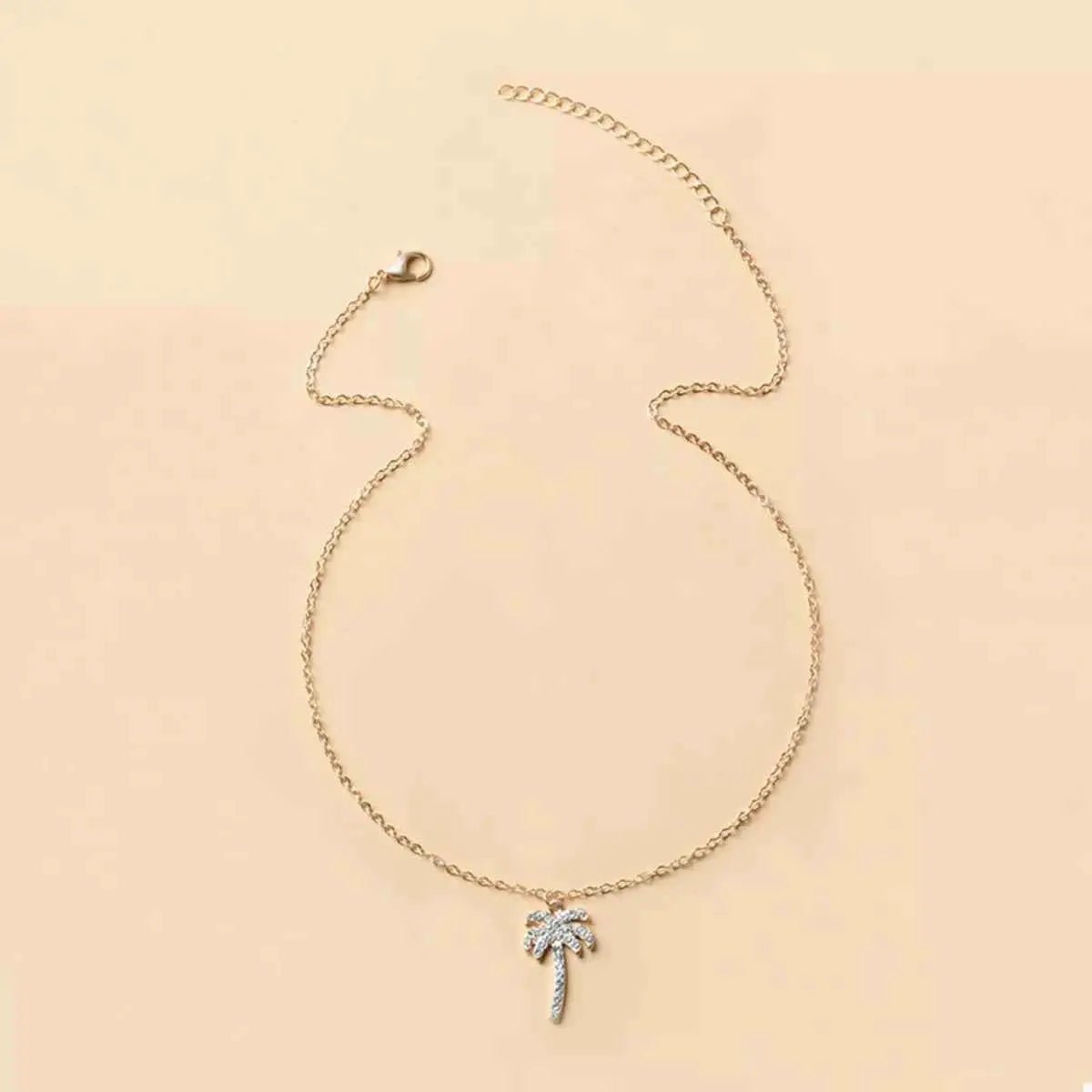 Palm Tree Pendant Necklace - SmileBen