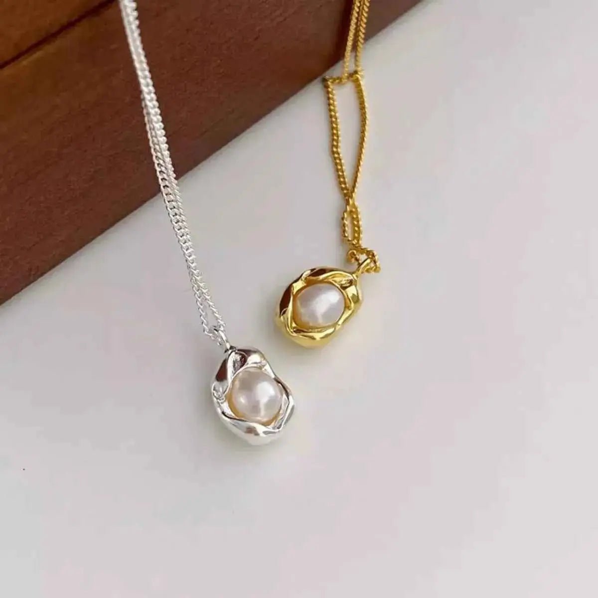 Pearl 925 Sterling Silver Necklace - SmileBen