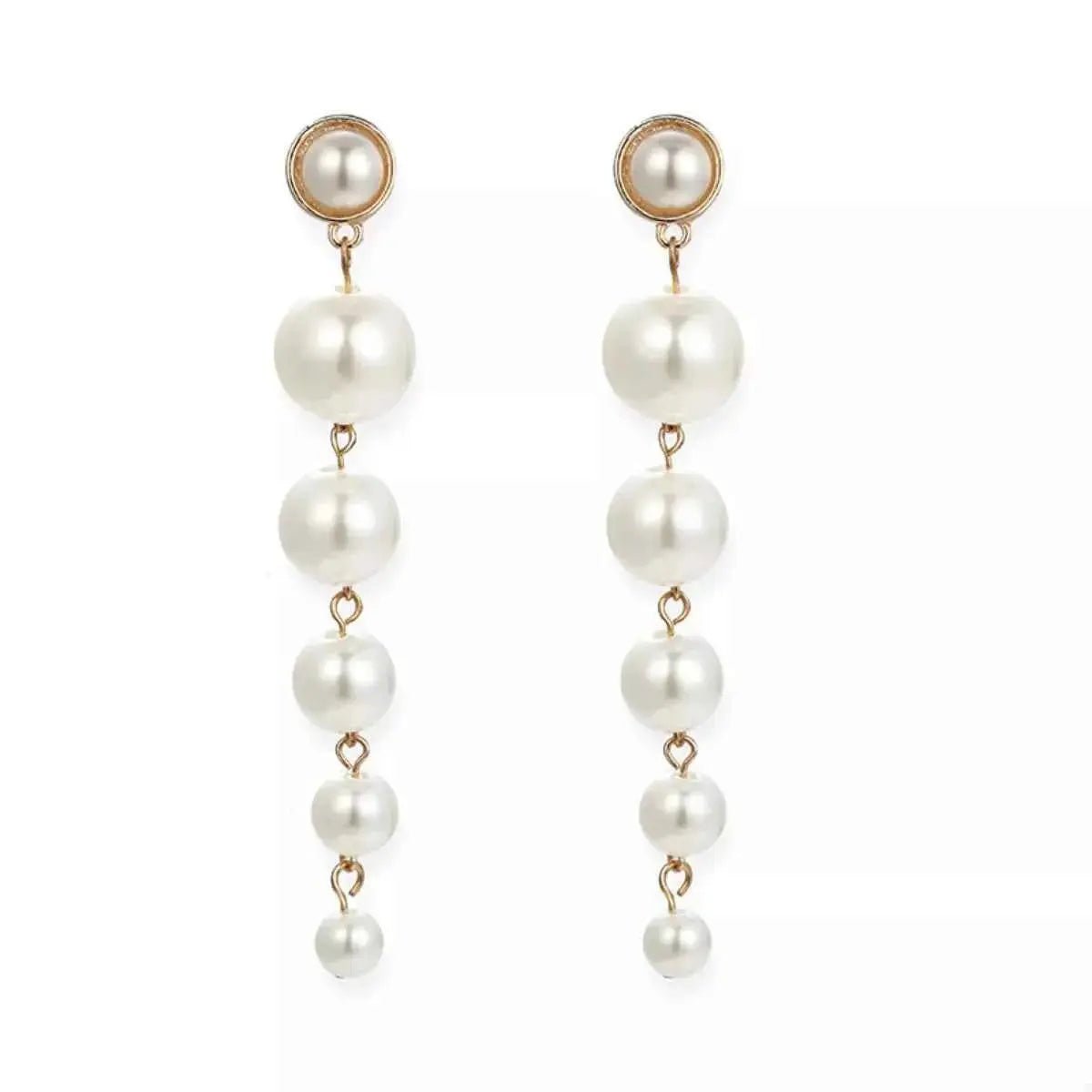 Pearl Drop Earrings - SmileBen