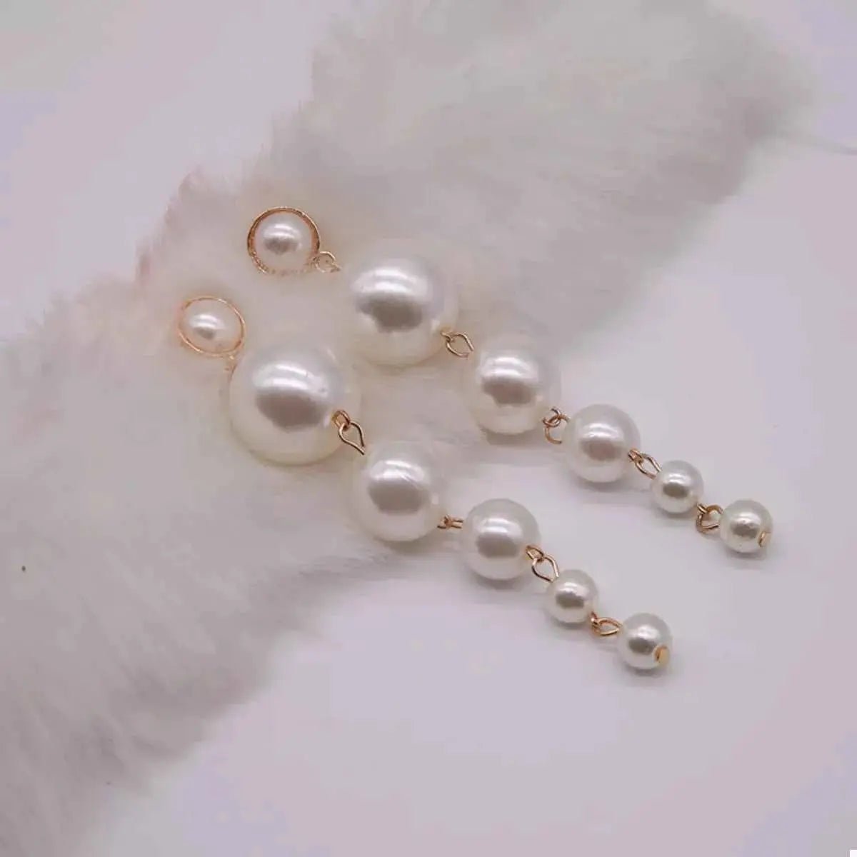 Pearl Drop Earrings - SmileBen