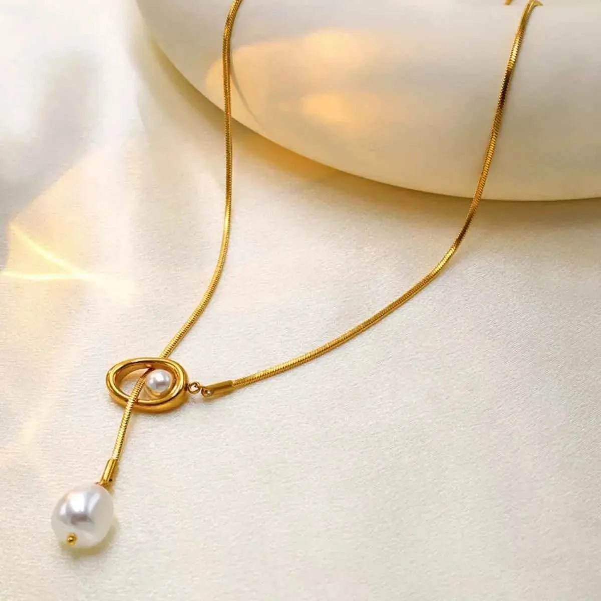 Pearl Pendant Necklace - SmileBen