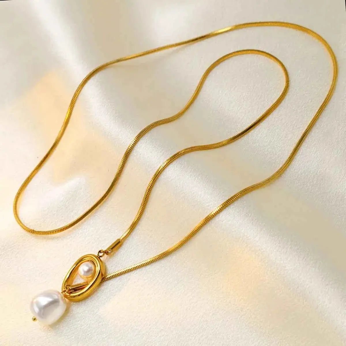 Pearl Pendant Necklace - SmileBen
