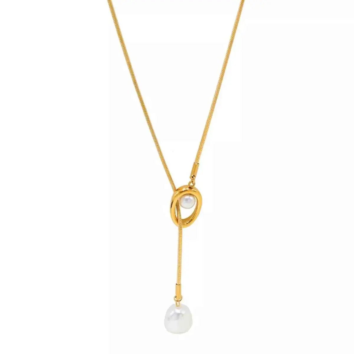 Pearl Pendant Necklace - SmileBen