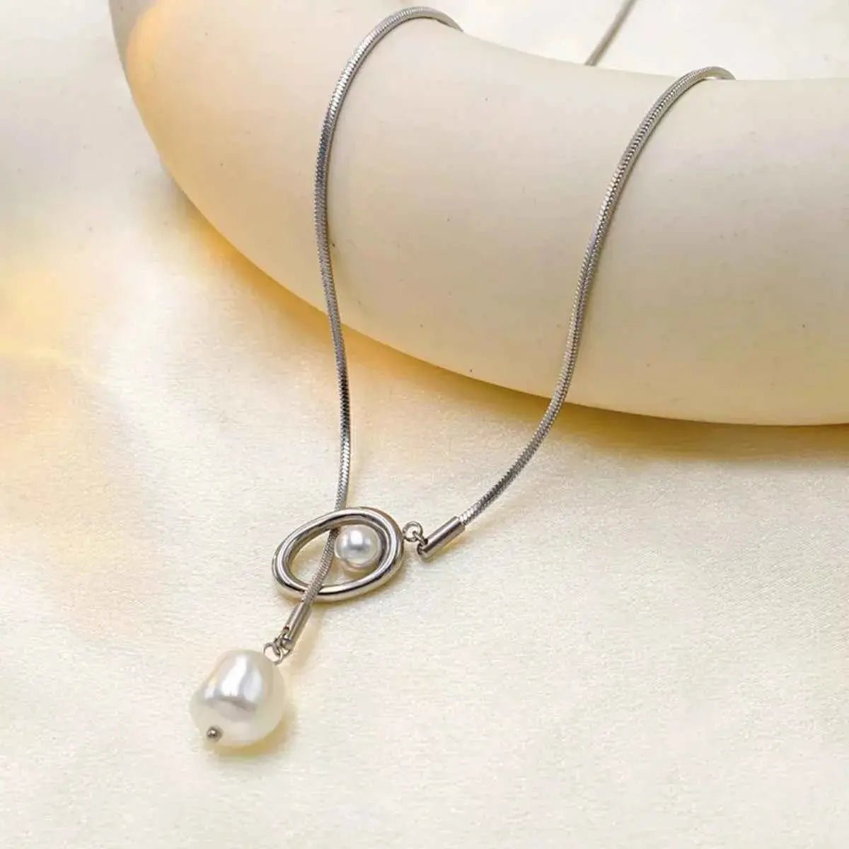 Pearl Pendant Necklace - SmileBen