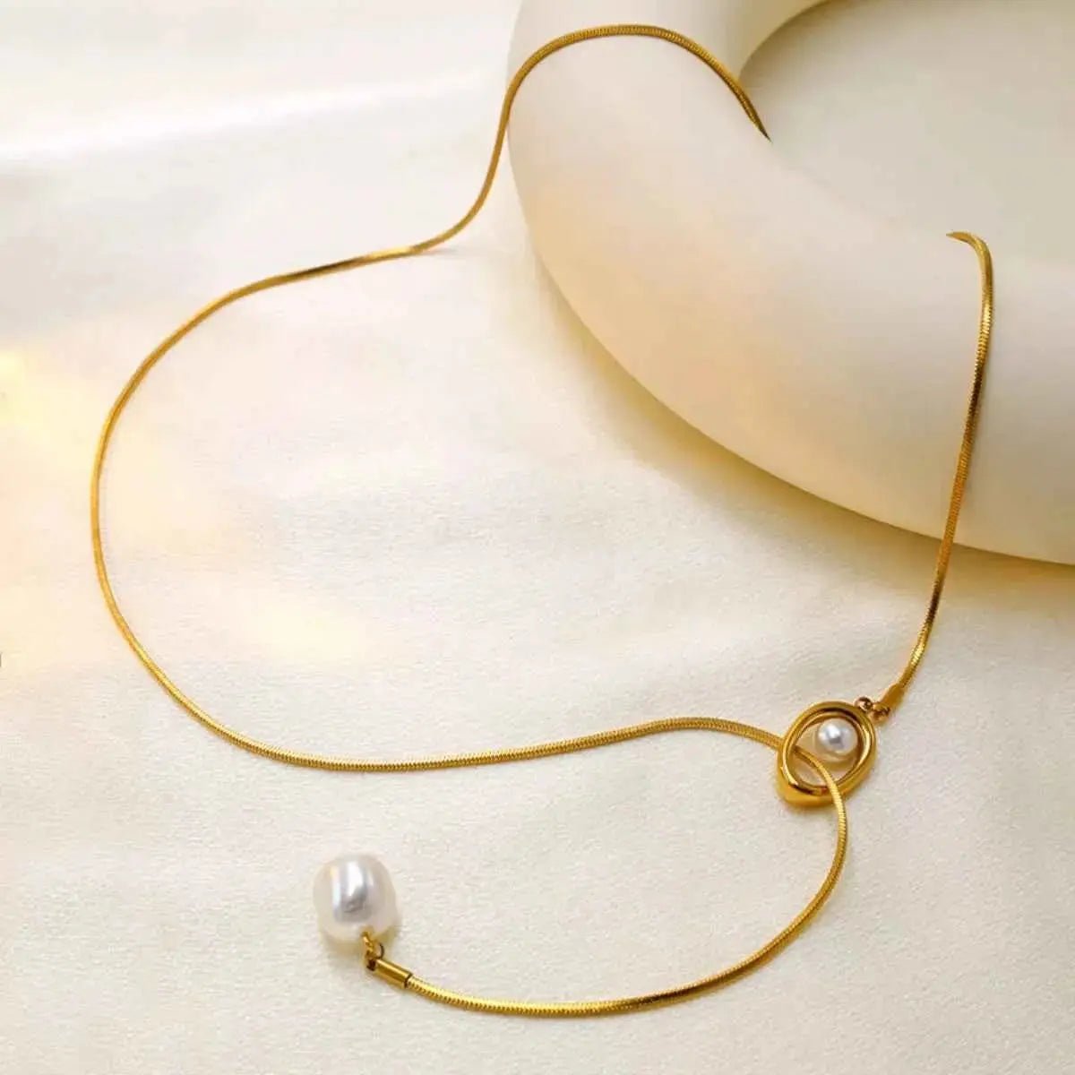 Pearl Pendant Necklace - SmileBen