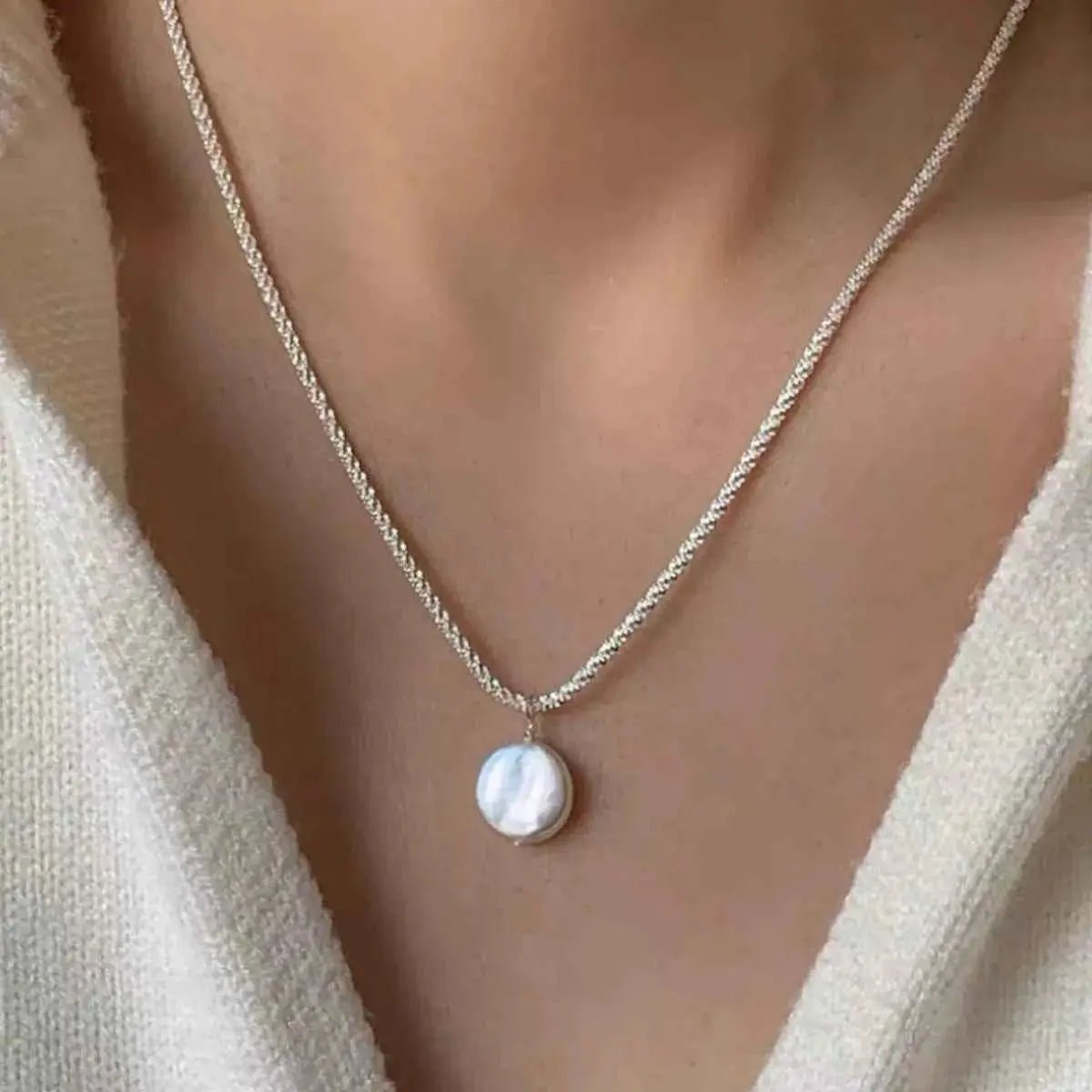 Pearl Pendant Necklace - SmileBen