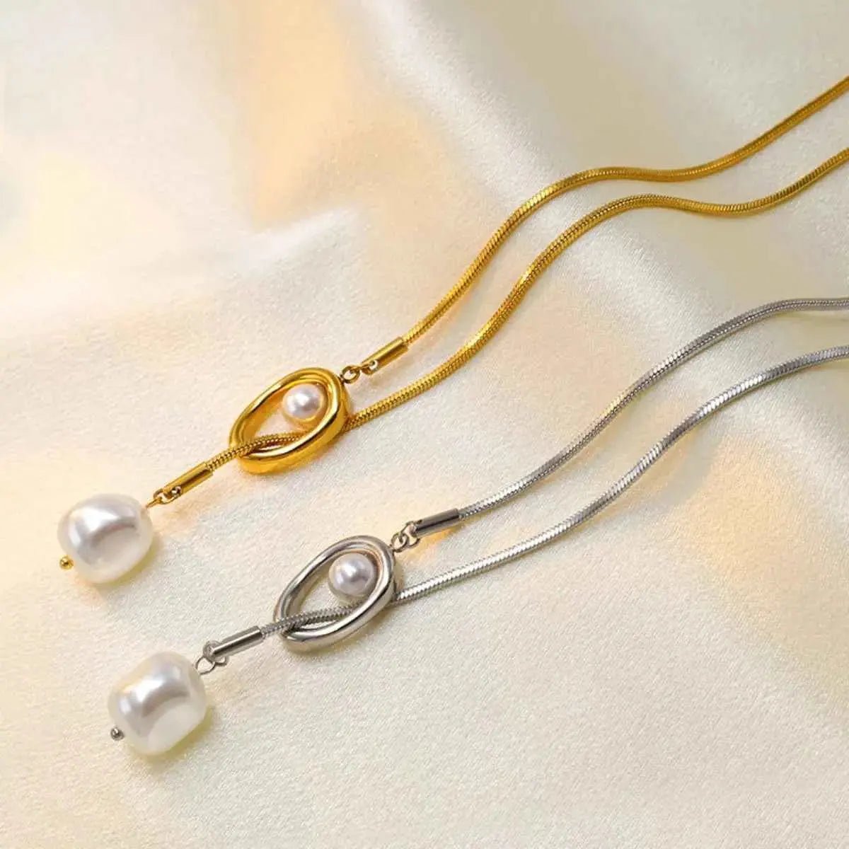 Pearl Pendant Necklace - SmileBen