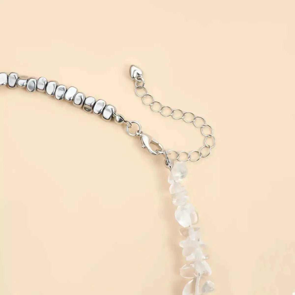 Silver - Plated Minimalist Heart Necklace - SmileBen