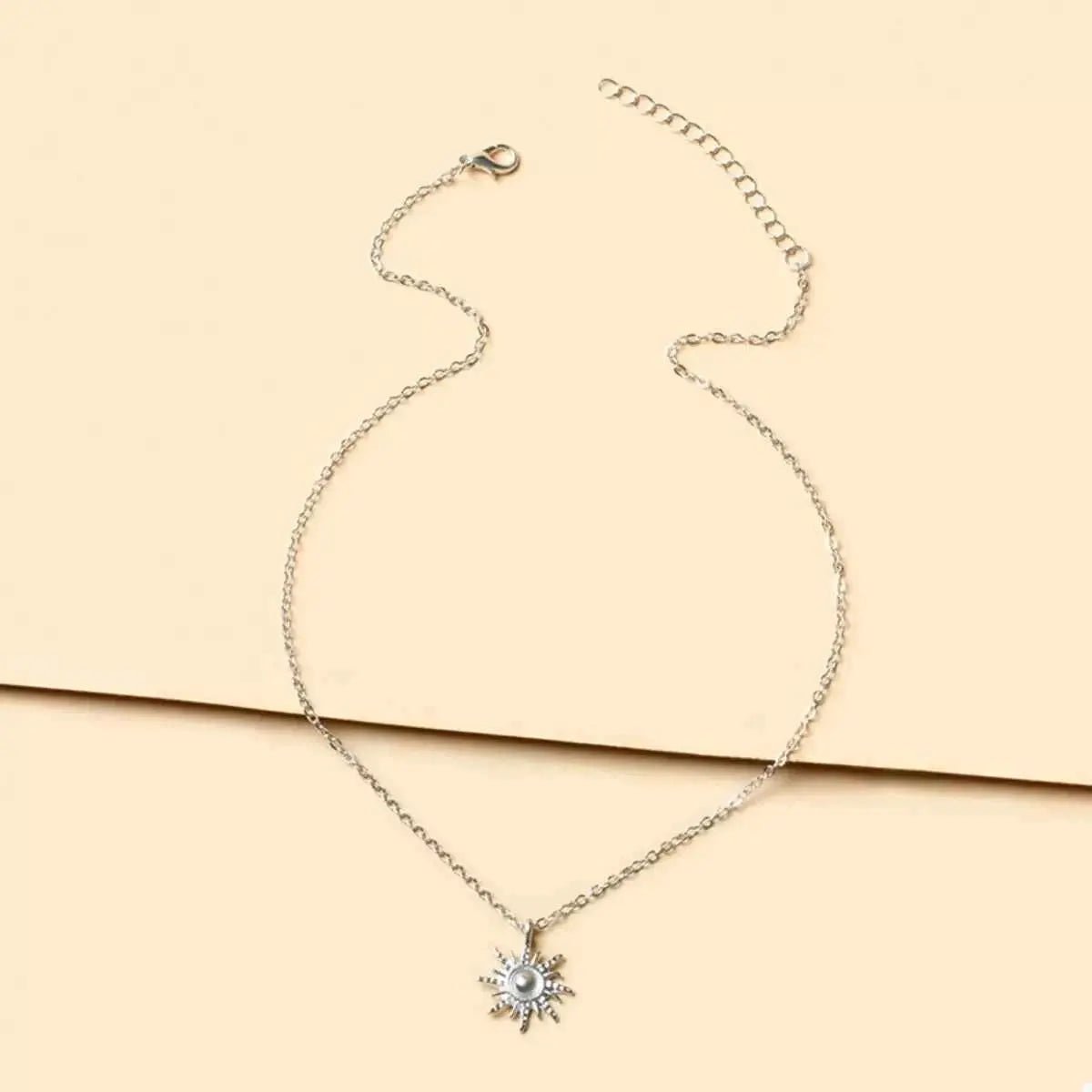 Sunburst Pendant Necklace - SmileBen