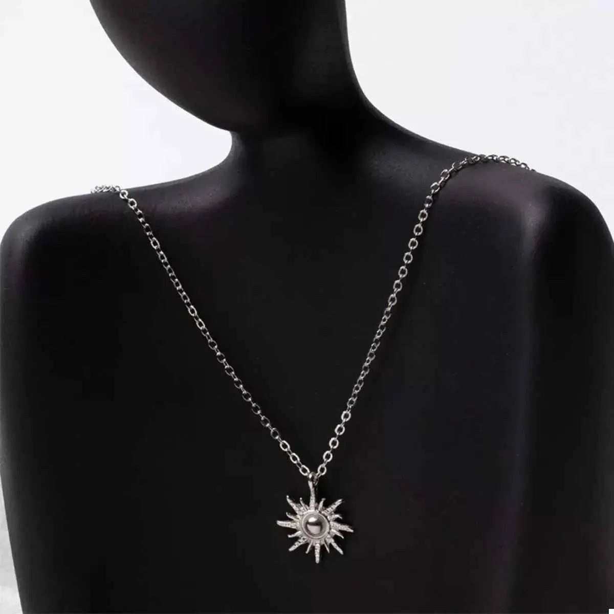 Sunburst Pendant Necklace - SmileBen